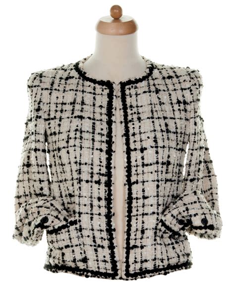 used black chanel jacket|chanel jackets clearance.